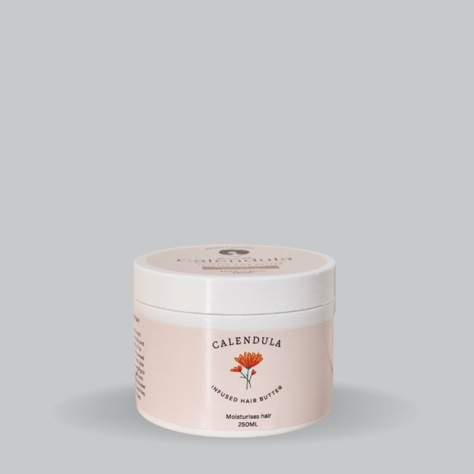 Calendula hair butter jar