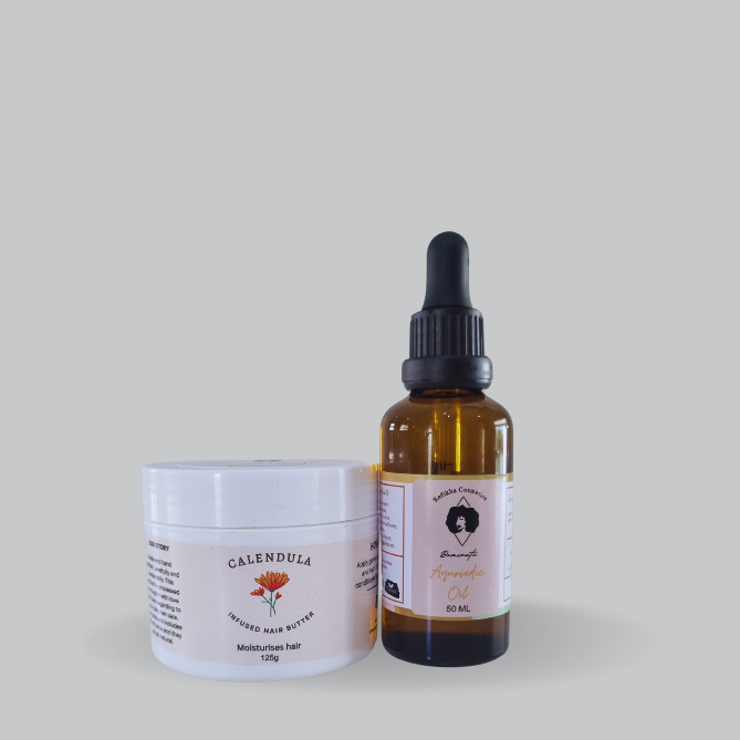 Hair butter & Oil Combo set